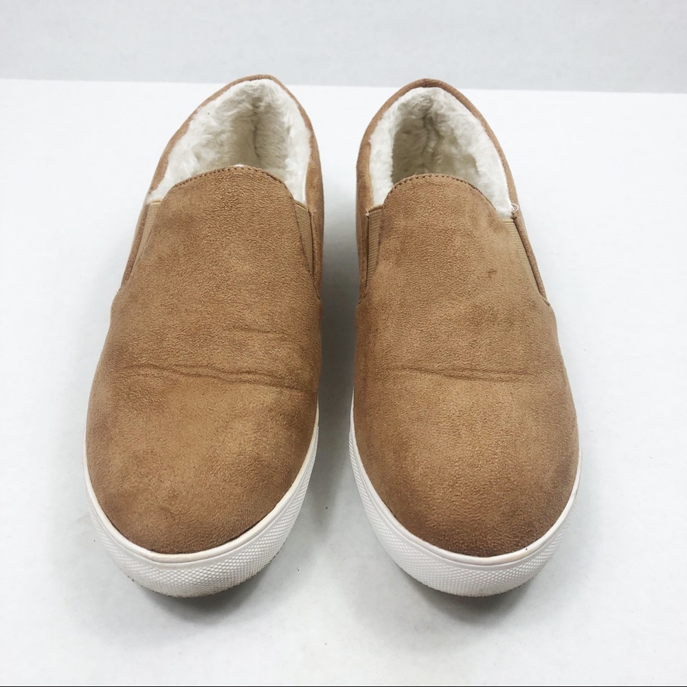 Le Sheelah Fur Lined Tan Fashion Shoe | Size 8.5
